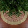 48" Tan And Red Rustic Burlap Poinsettia Christmas Tree Skirt 2 48" Tan And Red Rustic Burlap Poinsettia Christmas Tree Skirt -Optimal Christmas Shop northlight lt90726 1 sample 26459.1667535646