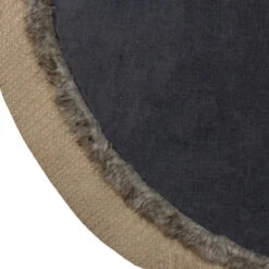 48" Rustic Burlap And Chambray Christmas Tree Skirt -Optimal Christmas Shop northlight lt90728 4 28742.1667576855