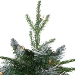 4' Pre-Lit Frosted Mixed Berry Pine Artificial Christmas Tree In Pot - Clear Lights -Optimal Christmas Shop northlight lt91581 3 22839.1667533857