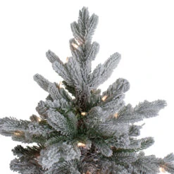 6.5' Pre-Lit Flocked Saratoga Spruce Artificial Christmas Tree - Clear Lights 12 6.5' Pre-Lit Flocked Saratoga Spruce Artificial Christmas Tree - Clear Lights -Optimal Christmas Shop northlight lt91592 1 92708.1667573181