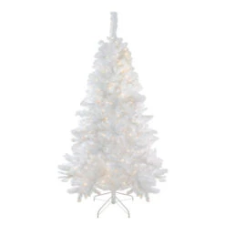 7.5' Pre-Lit Medium Iridescent Pine Artificial Christmas Tree - Multi-Color LED Lights