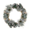 Pre-lit Heavily Flocked Berries And Pine Cones Artificial Christmas Wreath - 24-Inch, Clear Lights 1 Pre-lit Heavily Flocked Berries And Pine Cones Artificial Christmas Wreath - 24-Inch, Clear Lights -Optimal Christmas Shop northlight m84249 56899.1667662034