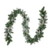 9' X 10" Pre-lit Heavily Flocked Pine Artificial Christmas Garland - Clear Lights -Optimal Christmas Shop northlight m84262 26358.1667663417