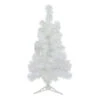 2' White Iridescent Pine Artificial Christmas Tree - Unlit -Optimal Christmas Shop northlight m88665 1 75821.1667657516
