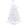 2' Pre-lit White Iridescent Pine Artificial Christmas Tree - Blue Lights -Optimal Christmas Shop northlight m88669 1new 55831.1669994966