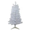 3' Pre-Lit White Medium Pine Artificial Christmas Tree - Blue Lights -Optimal Christmas Shop northlight m88685 49282.1683572275