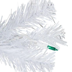 3' Pre-Lit Medium White Pine Artificial Christmas Tree - Green Lights -Optimal Christmas Shop northlight m88686 4 04763.1669750291