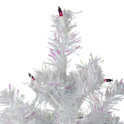 3' Pre-Lit White Medium Iridescent Pine Artificial Christmas Tree - Purple Lights -Optimal Christmas Shop northlight m88688 2 15157.1667536485