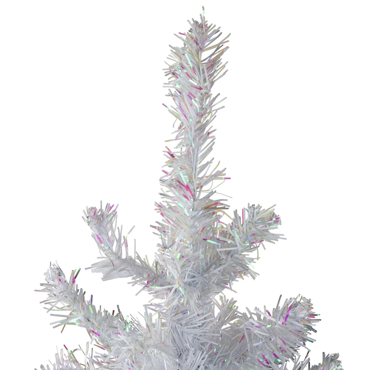 4' White Iridescent Pine Artificial Christmas Tree - Unlit 5 4' White Iridescent Pine Artificial Christmas Tree - Unlit - Image 3