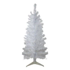 4' White Iridescent Pine Artificial Christmas Tree - Unlit