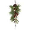 30" Frosted Berries And Pine Cones Artificial Christmas Teardrop Swag - Unlit 1 30" Frosted Berries And Pine Cones Artificial Christmas Teardrop Swag - Unlit -Optimal Christmas Shop northlight nl00309 updated 02038.1667530569