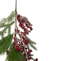 28" Frosted Red Berries And Pine Cones Artificial Christmas Teardrop Swag -Optimal Christmas Shop northlight nl00313 3 updated 66564.1669922680