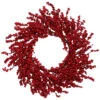 Red Berries Artificial Christmas Wreath, 22-Inch, Unlit -Optimal Christmas Shop northlight nl00330 updated 13306.1669936910