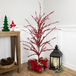 5' Artificial Red Berry Christmas Twig Tree, Unlit 10 5' Artificial Red Berry Christmas Twig Tree, Unlit -Optimal Christmas Shop northlight nl003422c20yw14841 styled 32226.1686064958