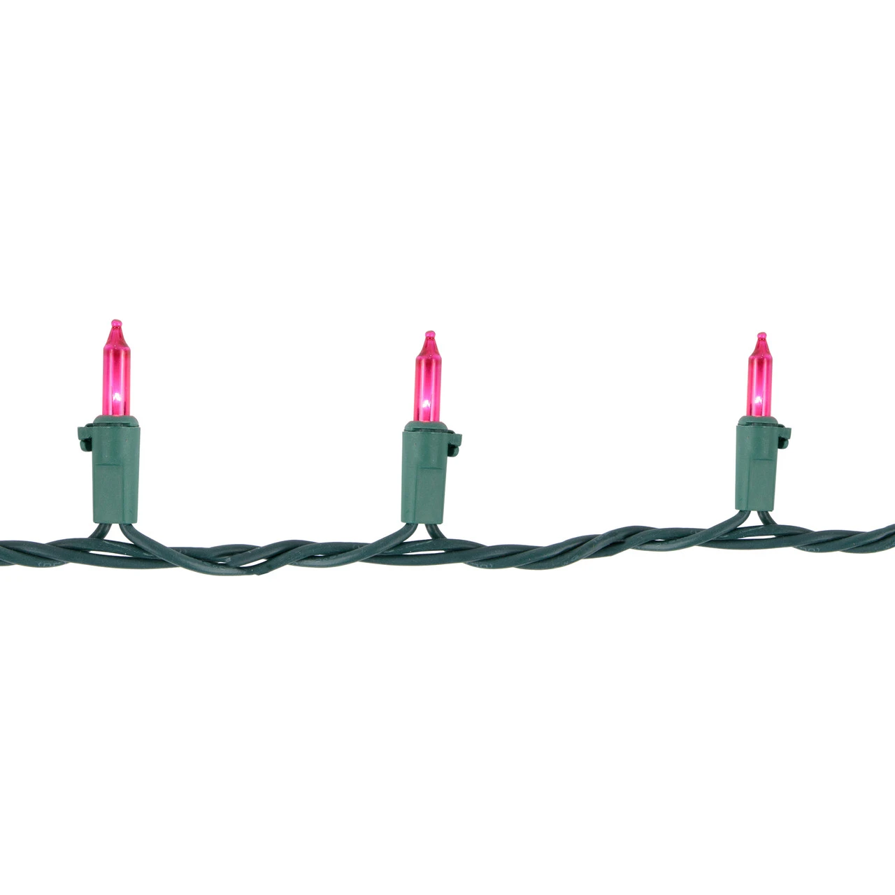 100ct Pink Mini Christmas Light Set, 20.25ft Green Wire 7 100ct Pink Mini Christmas Light Set, 20.25ft Green Wire - Image 5
