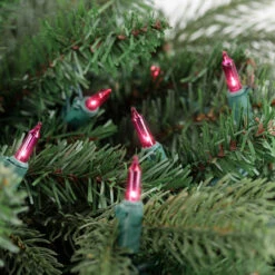 100ct Pink Mini Christmas Light Set, 20.25ft Green Wire 10 100ct Pink Mini Christmas Light Set, 20.25ft Green Wire -Optimal Christmas Shop northlight nl02351 styled202 04338.1678131805