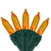 Set Of 50 Orange LED Mini Christmas Lights 4" Spacing - Green Wire -Optimal Christmas Shop northlight nl02503 nl02525 updated 06285.1667657558