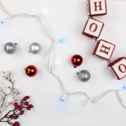 50-Count Blue And White LED Wide Angle Christmas Lights - 16.25 Ft White Wire 7 50-Count Blue And White LED Wide Angle Christmas Lights - 16.25 Ft White Wire -Optimal Christmas Shop northlight nl02555 3 57808.1667655115