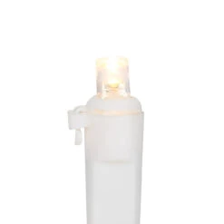 50ct Warm White LED Wide Angle Christmas Lights, 16.25ft White Wire -Optimal Christmas Shop northlight nl02559 3 78809.1681480124