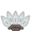 25 Warm White LED C7 Christmas Lights - 16 Ft Brown Wire 2 25 Warm White LED C7 Christmas Lights - 16 Ft Brown Wire -Optimal Christmas Shop northlight nl02591 1 49994.1667640984