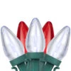 25ct Red And Pure White LED C7 Christmas Lights - 16ft Green Wire -Optimal Christmas Shop northlight nl02597 1 35887.1682009051