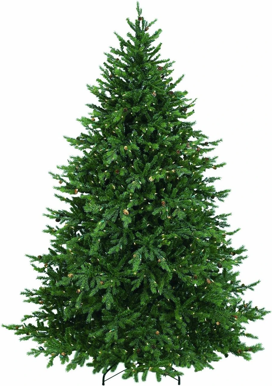 7.5' Pre-Lit Full Hunter Fir Artificial Christmas Tree - Clear Lights 3 7.5' Pre-Lit Full Hunter Fir Artificial Christmas Tree - Clear Lights