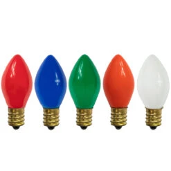 Pack Of 25 C9 Multi-Color Opaque Christmas Replacement Bulbs -Optimal Christmas Shop northlight nl03834 2 53048.1684796460