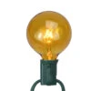 Pack Of 25 Amber G50 Incandescent Christmas Replacement Bulbs -Optimal Christmas Shop northlight nl03868 b 31461.1667616396