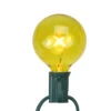 Pack Of 25 Yellow G50 Incandescent Christmas Replacement Bulbs -Optimal Christmas Shop northlight nl03868 e 19672.1667616398
