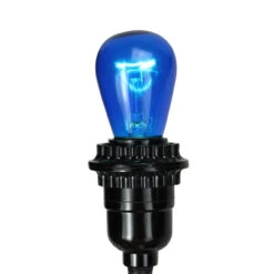 Set Of 25 Incandescent S14 Blue Christmas Replacement Bulbs -Optimal Christmas Shop northlight nl03880 blue 1 42823.1667642491