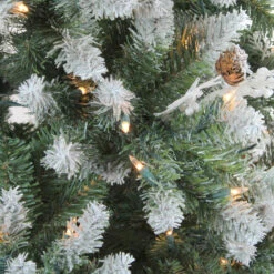 6.5' Pre-Lit Medium Frosted Sierra Fir Artificial Christmas Tree - Clear Lights 6 6.5' Pre-Lit Medium Frosted Sierra Fir Artificial Christmas Tree - Clear Lights -Optimal Christmas Shop northlight nl15082 2 30641.1667573448