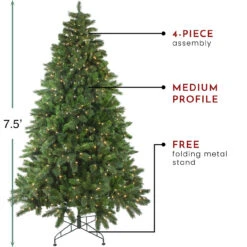 7.5' Pre-Lit Medium Mixed Scotch Pine Artificial Christmas Tree - Clear Lights -Optimal Christmas Shop northlight nl15086 thumbnail 2updated 80948.1667536303