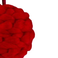 5.5" Red Yarn Ball Hanging Christmas Ornament -Optimal Christmas Shop northlight ns88266 3 sample 89909.1671658518