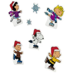 7-Piece Peanuts Characters Ice Skating Christmas Jelz Window Clings -Optimal Christmas Shop northlight pw2052313 03 29912.1687802160