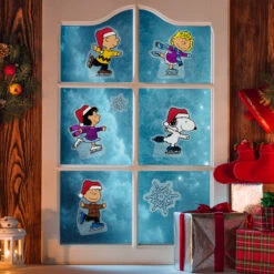 7-Piece Peanuts Characters Ice Skating Christmas Jelz Window Clings -Optimal Christmas Shop northlight pw2052313 styled 71857.1687802160