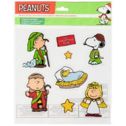 8-Piece Peanuts Christmas Nativity Double Sided Window Cling Decorations -Optimal Christmas Shop northlight pw2052314 01 96434.1687801502