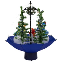 30" Lighted Musical Snowing Snowman Family In Umbrella Base Christmas Decoration -Optimal Christmas Shop northlight r93907 4 41047.1674566586