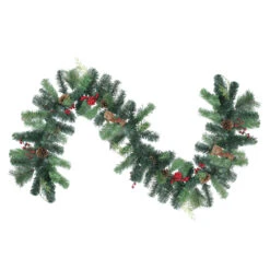 6' Foliage With Pinecone And Berry Artificial Christmas Garland - Unlit