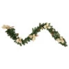 6' X 9" Poinsettia And Pinecone Artificial Christmas Garland, Unlit -Optimal Christmas Shop northlight s84830 updated 17017.1667654646
