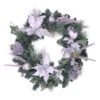 White Poinsettia And Pine Cone Artificial Christmas Wreath - 24-Inch, Unlit 1 White Poinsettia And Pine Cone Artificial Christmas Wreath - 24-Inch, Unlit -Optimal Christmas Shop northlight s84839 38053.1667664526