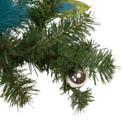 6' X 9" Peacock Feather And Poinsettia Artificial Christmas Garland, Unlit 7 6' X 9" Peacock Feather And Poinsettia Artificial Christmas Garland, Unlit -Optimal Christmas Shop northlight s84846 2 updated 44255.1667521525