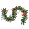 6' X 8" Red Ornaments And Pine Cone Artificial Christmas Garland - Unlit -Optimal Christmas Shop northlight s84852 74709.1667663109
