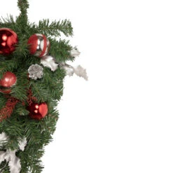 24" Green Cedar Artificial Christmas Teardrop Swag, Unlit -Optimal Christmas Shop northlight s84854 2 updated 55986.1667533626