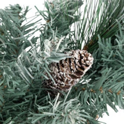 18" Decorated Pine Artificial Christmas Swag With Silver Bells -Optimal Christmas Shop northlight s92643 4 18316.1679605274