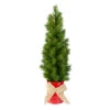 17" Mini Tabletop Christmas Tree With Red Metal Pot - Unlit 1 17" Mini Tabletop Christmas Tree With Red Metal Pot - Unlit -Optimal Christmas Shop northlight sf89158 1 sample 01986.1667658116