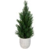 13.25" Mini Fir Artificial Tabletop Christmas Tree With Cement Base - Unlit -Optimal Christmas Shop northlight sf89162 1 sample 03921.1667530418