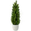 17" Mini Fir Artificial Christmas Tree With Stone Base - Unlit -Optimal Christmas Shop northlight sf89164 1 sample 93479.1667573260
