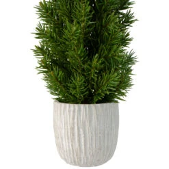 17" Mini Fir Artificial Christmas Tree With Stone Base - Unlit -Optimal Christmas Shop northlight sf89164 2 sample 09609.1667573260
