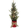 16" LED Lighted Red Potted Artificial Tabletop Iced Christmas Tree Decoration - Clear Lights -Optimal Christmas Shop northlight sf89172 1 sample 80628.1667573263