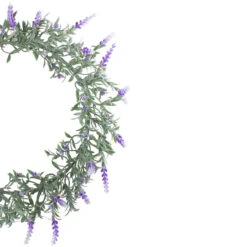 LED Lighted Artificial White/Purple Lavender Spring Wreath- 16-inch, White Lights -Optimal Christmas Shop northlight sf91806 wh pp 1 updated 76188.1667553755
